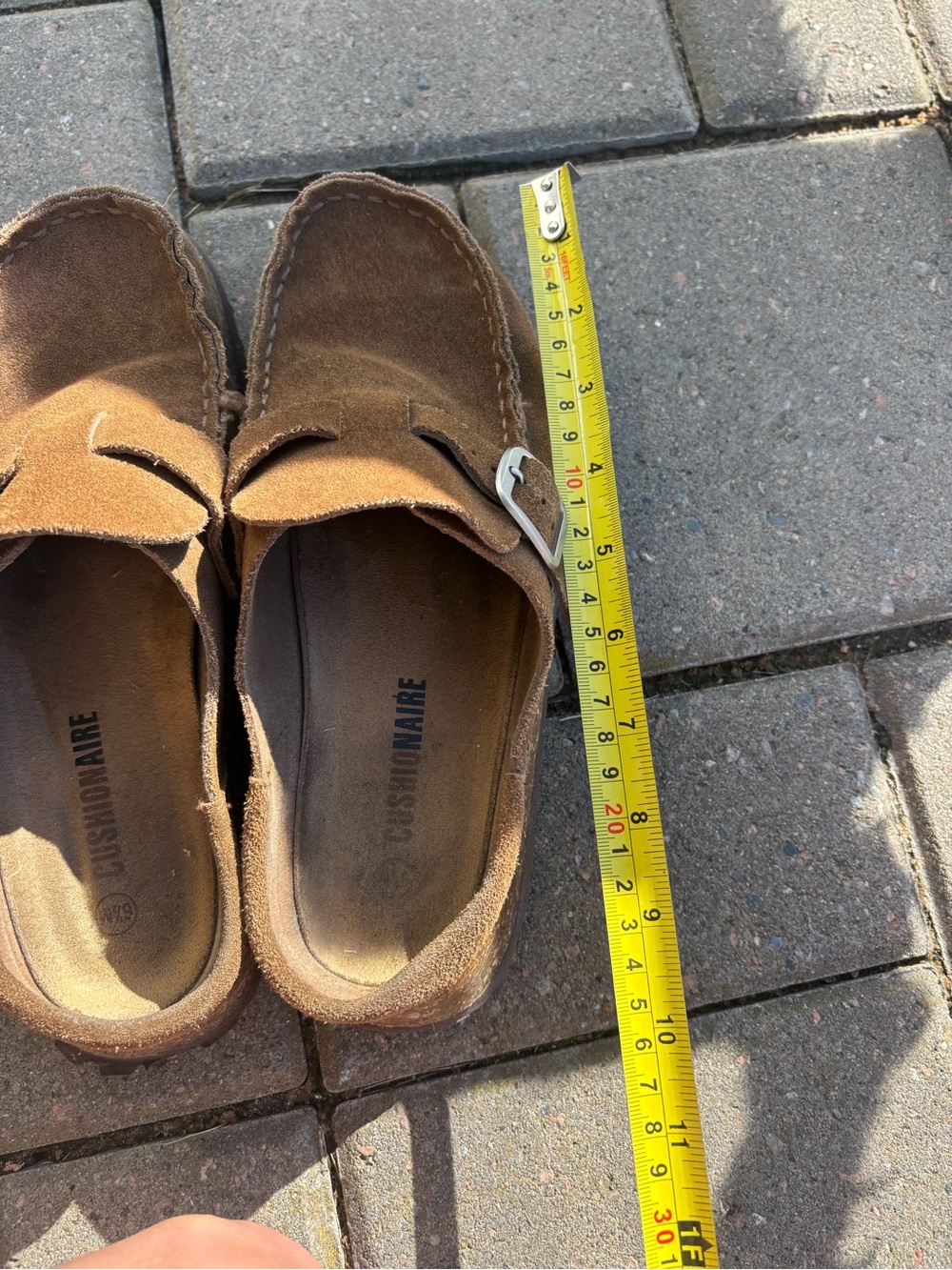 Women’s Tan-colored Suede Slip-On Loafers Womens 7 - Picture 4 of 5